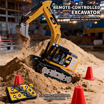 1:64 RC Excavator – App & Remote Control Toy