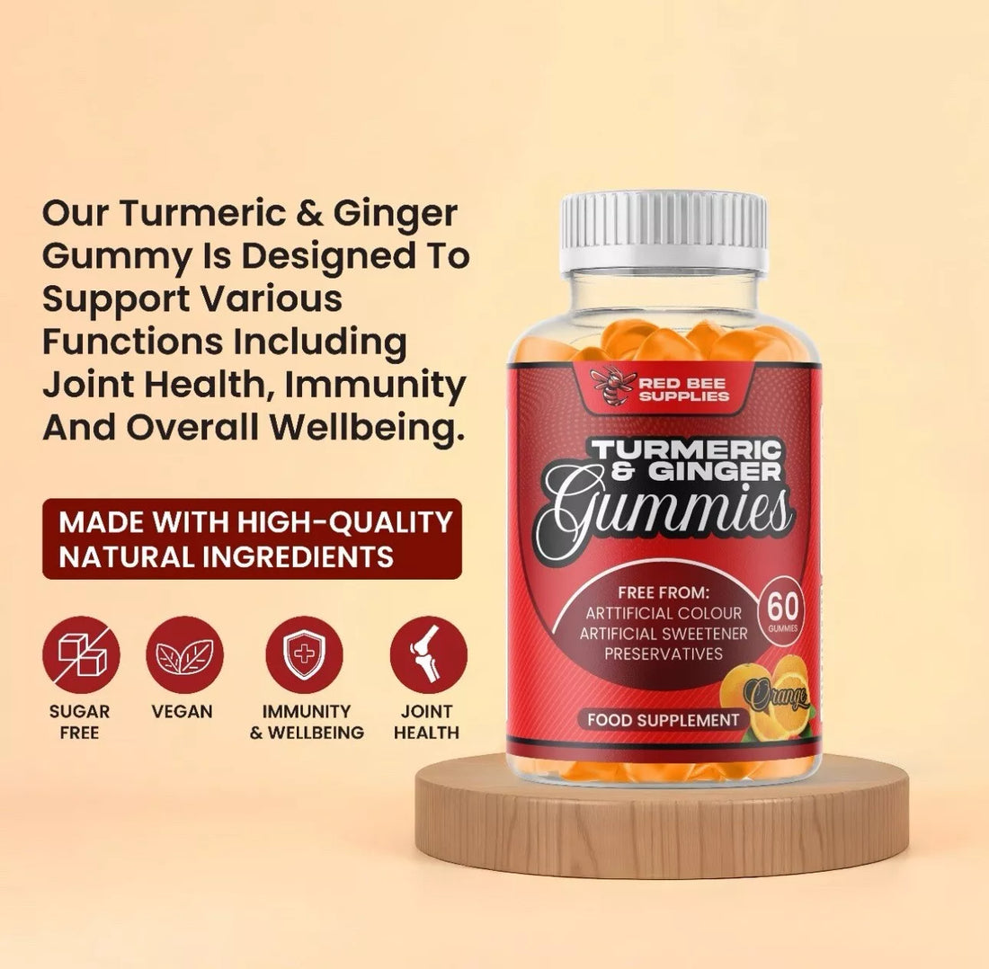 Turmeric & Ginger Gummies – Joint & Digestive Support
